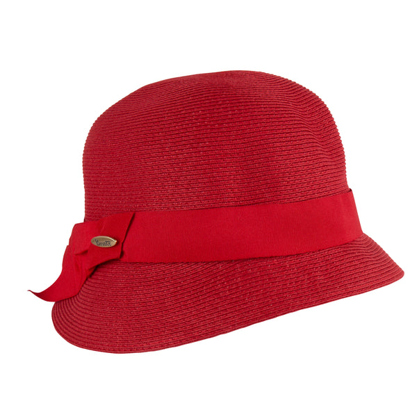Cloche hat - Pleun - red