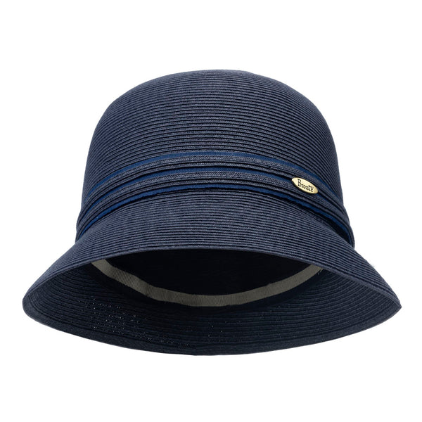 Cloche hat - Lotte - navy blue
