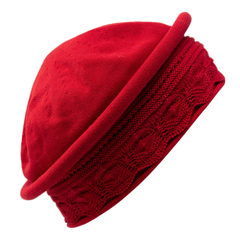 Noa-summer-cotton-beret-red