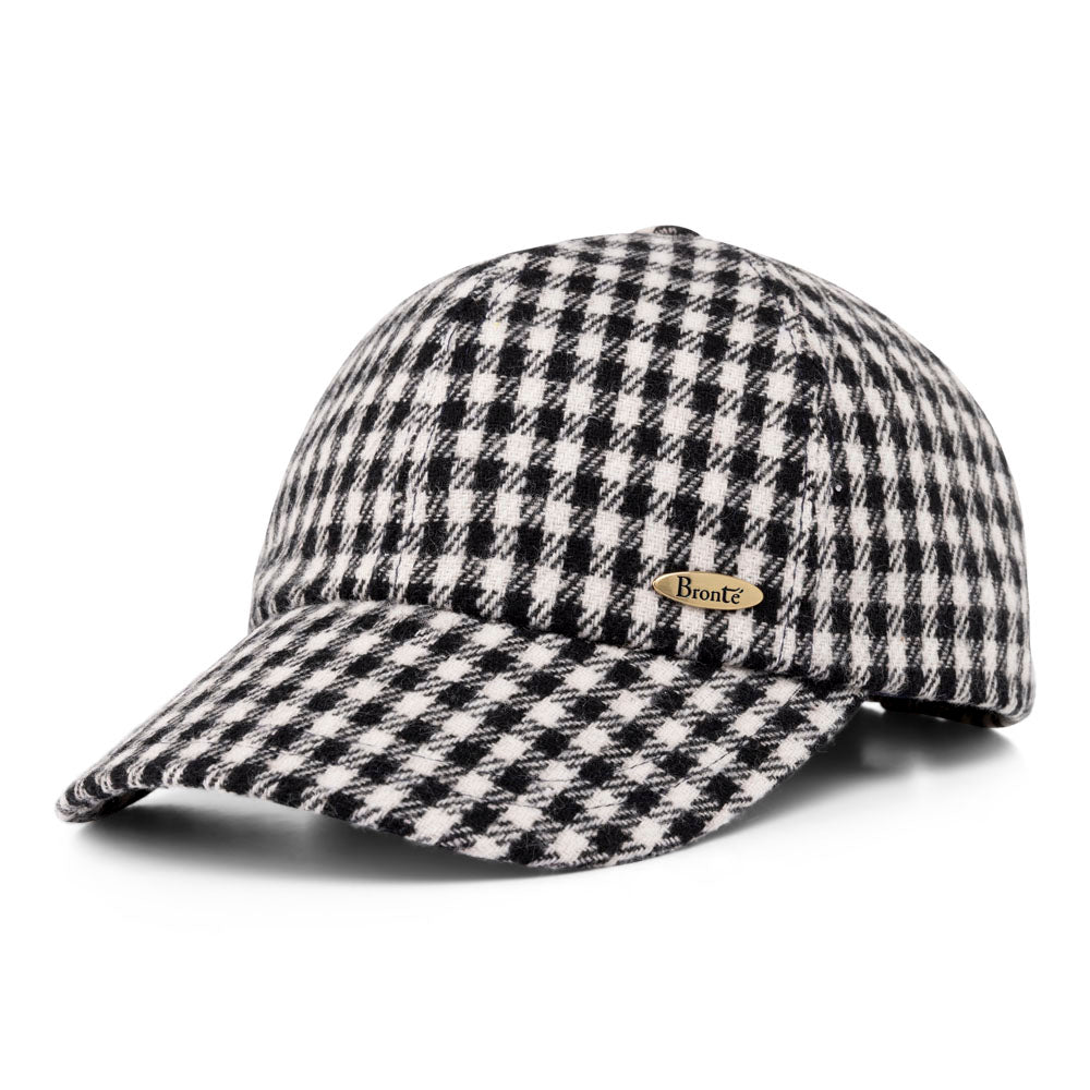 Black and white store checkered baseball cap