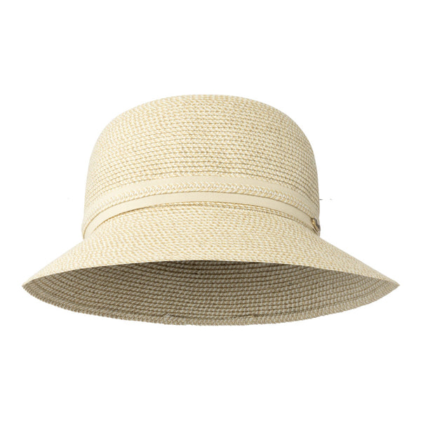 Bronte mini size sun hat Julia for women with extra small head sizes, SPF50,beige natural
