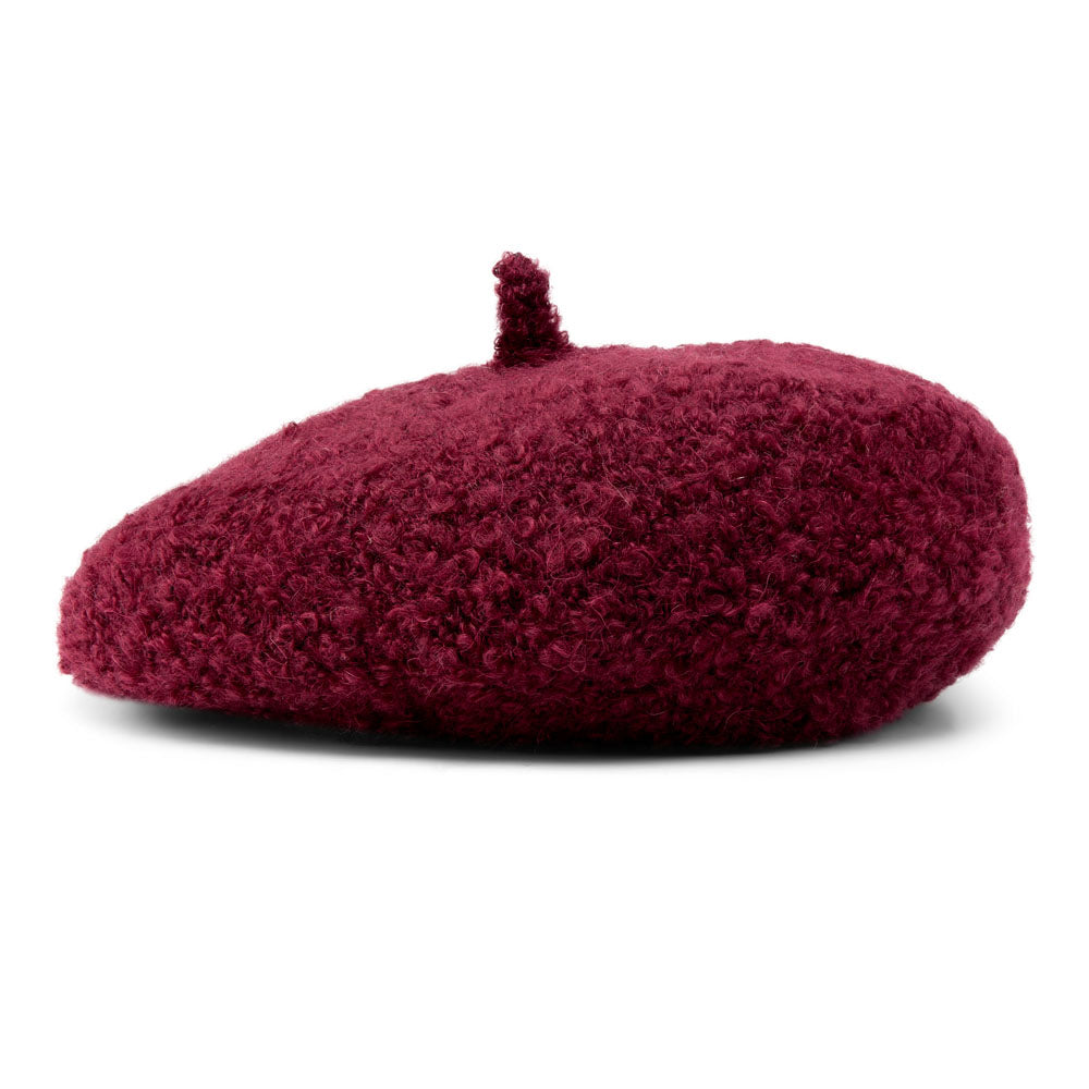 beret-puck-red wool – Bronteshop
