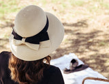 bronte-wide brim sun hat in Audrey Hepburn style, SPF50,rollable,OSFA
