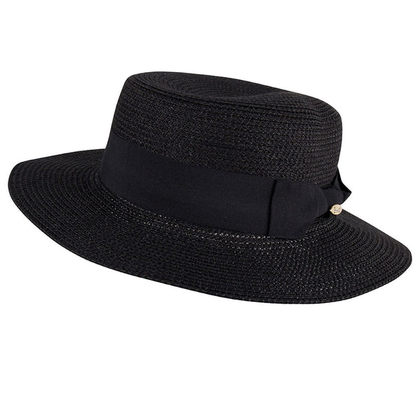 Bronte Boater hat - Matelot, SPF, OSFA, black