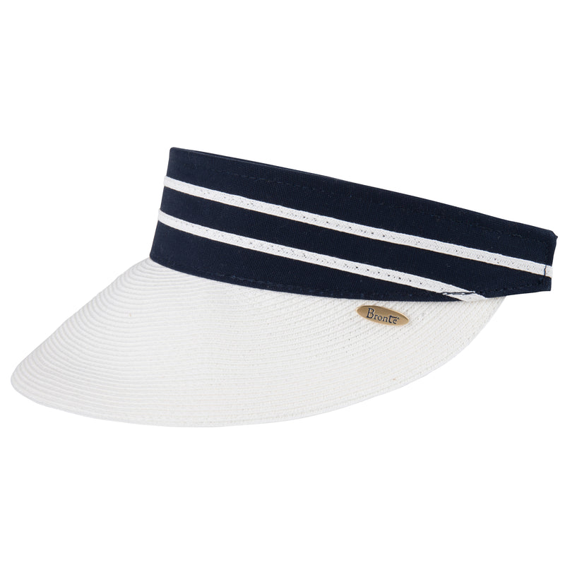 Bronte-Sun visor - Britt -white/navy