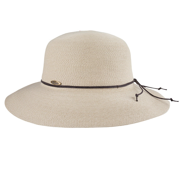 Wide brim hat - Anna - natural - travel hat
