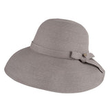Wide brim hat - Joanna -  grey greige - travel hat
