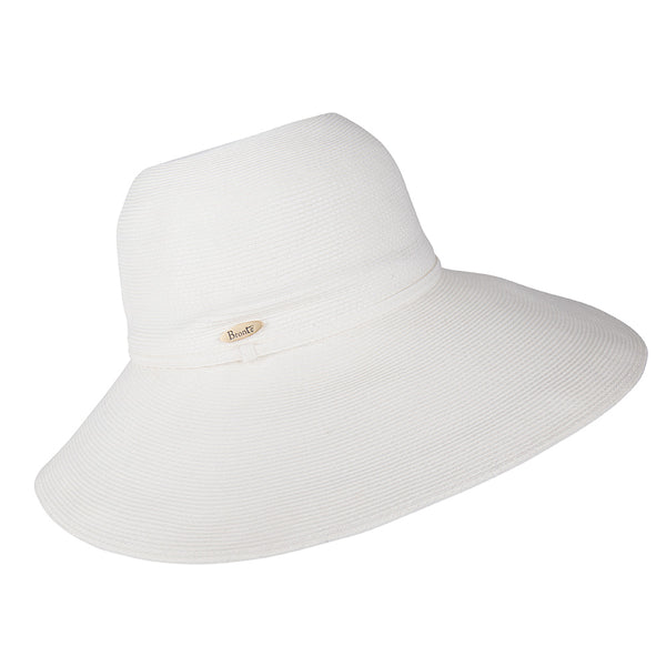 Bronte-Wide Brim sun hat -Melina - white - travel hat