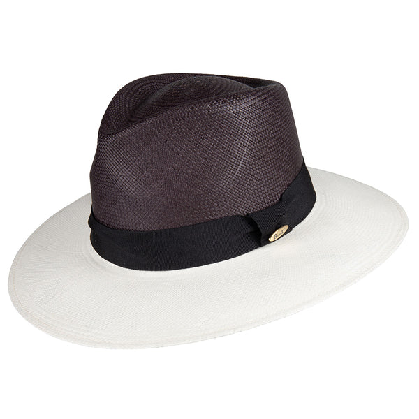 Panama Hat - Sandra - blue/ white