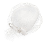 pillbox - Isadora - wit met sluier