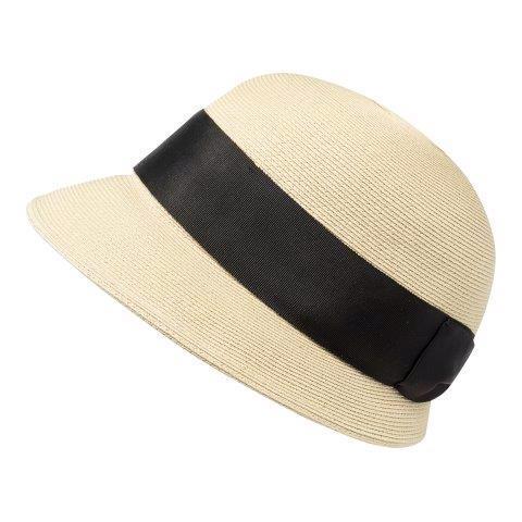 Summer straw cloche Hat-Miley,in natural tone,OSFA – Bronteshop