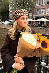 Pillbox hat - Melania - cheetah print