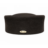 Pillbox Hat - Abby - Mokka bruin