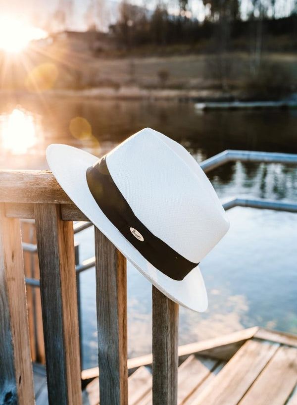 BRONTE- Wide Brim Panama Wool Hat The Bronte - Felt Hat – Borges & Scott main image 4