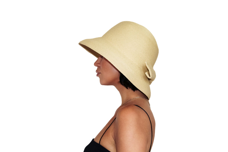 Selina bell shape sun hat natural tone SPF50 OSFA Bronteshop