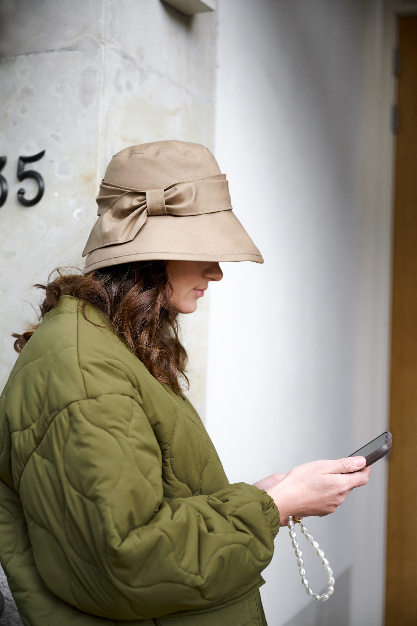 CLUBHAUS Rainproof Bucket Hat - Navy Ｌ Rehab the Band