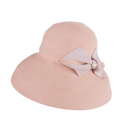 Wide brim hat - Chloé - dusty pink - travel hat