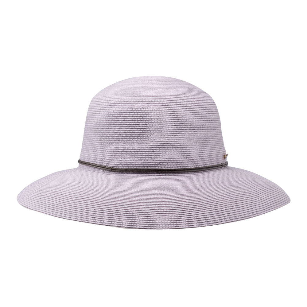 Wide brim straw hat Anna, lilac,rollable,SPF50+,OSFA  display picture 2