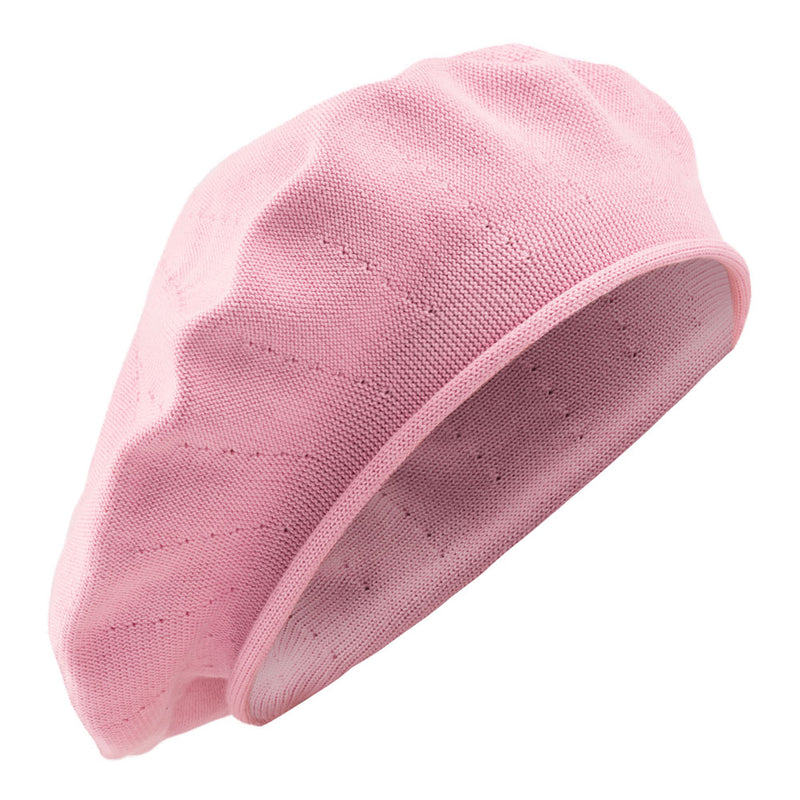 Bronté -Lexi-summer-cotton-beret-pink
