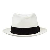 Panama hat - Bob - white/black