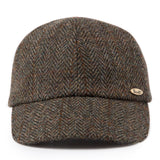 Cap - Bram - brown/green - Harris Tweed
