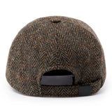 Cap - Bram - brown/green - Harris Tweed
