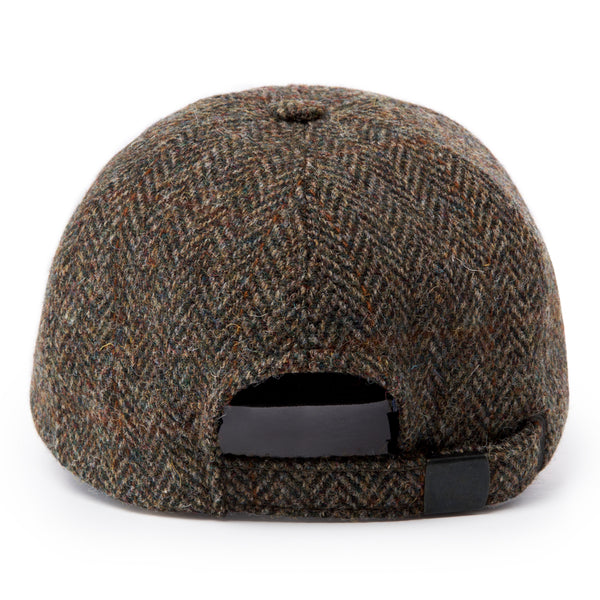 Cap - Bram - brown/green - Harris Tweed