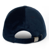 Bronte-baseball cap BRAM-blue velvet-size adjustable