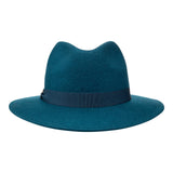 Bronte -Fedora hat - Cleo ribbon - Teal Green