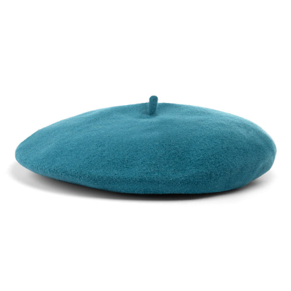 Beret Hat Tam Cap Vtg Cushendale Womens Blue Green Fitted Deadstock Winter 6 7/8 Vintage Unisex Wool beret green - Warm Winter Warmth main image 3