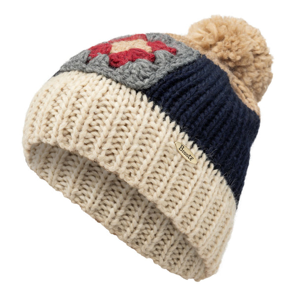 Beanie - Heidi - Camel/Navy