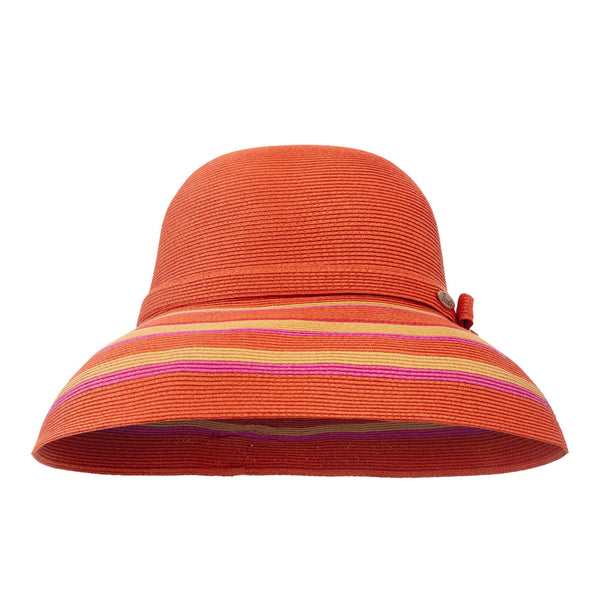 Bronte- Joanna rollable sun hat SPF 50- multicolour orange