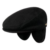 Cap - Mark - black - with earflaps