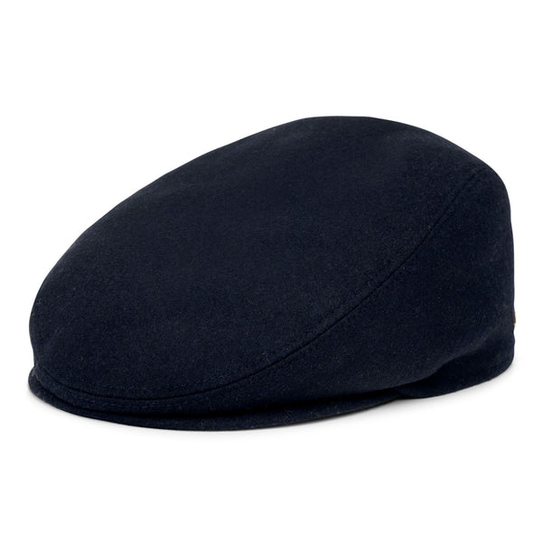 Cap - Mark - blue - wool - with earflaps