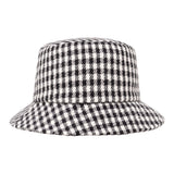 Bronte-black&white bucket hat Matt