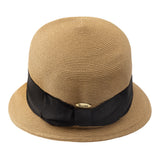 Bronte hats - miley - camel - black ribbon - osfa - upf50