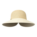 Bronte-sun-hat-Paris with wide brim in natural-ivory hue