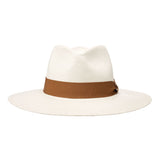 Panama hat - Patricia - white / camel