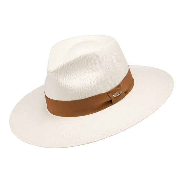 Panama hat - Patricia - white / camel