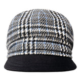 Bronte- winter cap-Rebecca-black/blue -packable