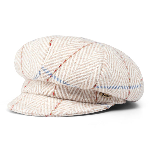 Bronte-Romee-balloon cap for women in winter ivory and camel hues