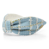 Bronte - Hairband - Rose - Baby Blue and white