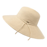 Wide Brim Hat - Solange - natural