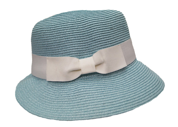 Trilby - Fisher hat - turquoise -  travel hat
