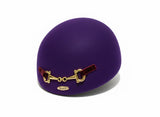 Bronté - Retro beret Kate - Purple - Woolfelt - Buckle detail