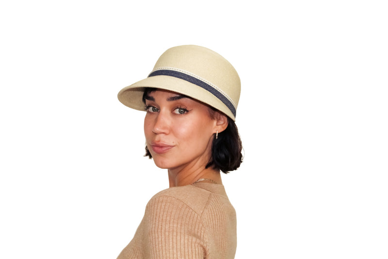 River-summer straw baseball cap-camel-OSFA-SPF50 – Bronteshop