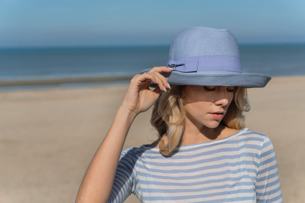 Fedora hat - Cien -  lavender blue