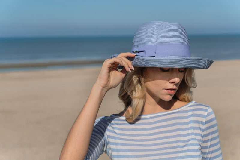 Fedora hat - Cien -  lavender blue
