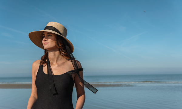 Wide brim hat - Vera - natural