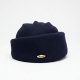 Bronté hats - Pillbox hat  Gala - Structured pillbox - Wool felt - Navy